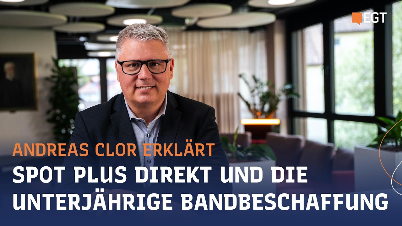 Andreas Clor erklärt Spot Plus Direkt & die unterjährige Bandbeschaffung
